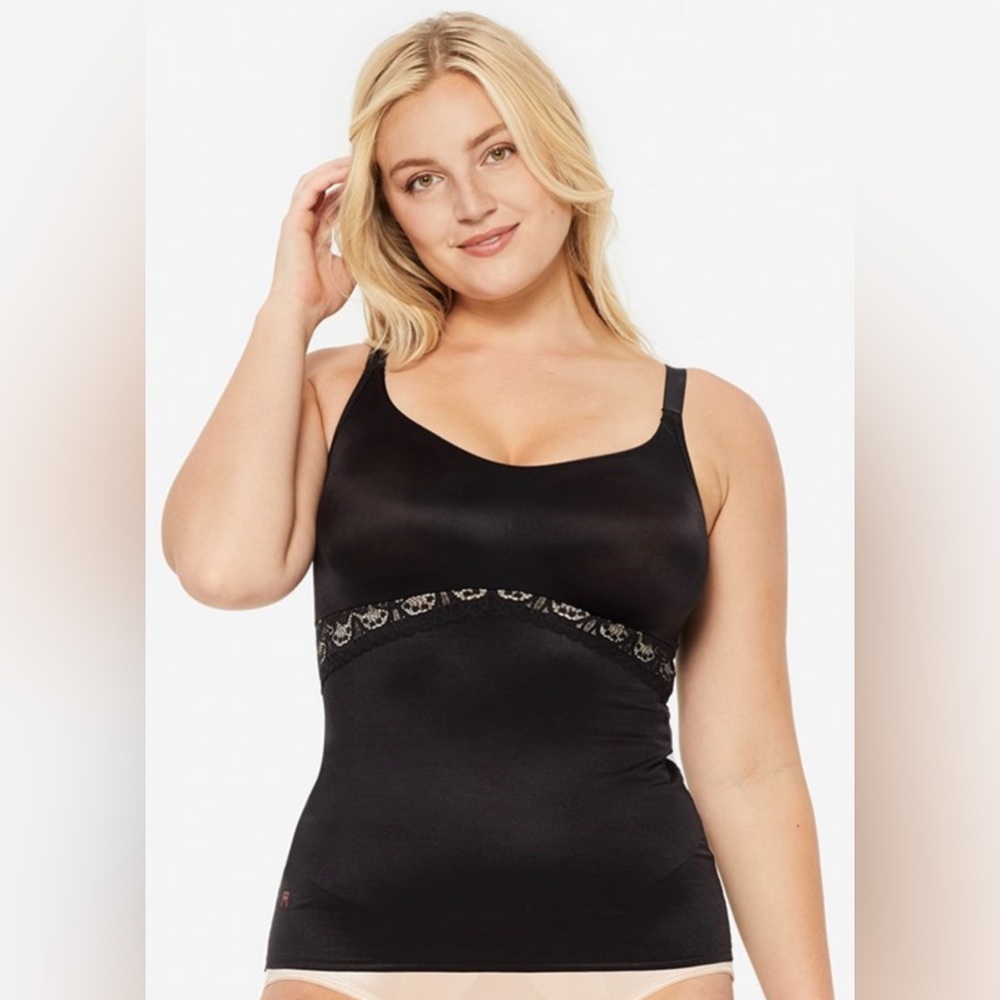 Ruby Ribbon Lace Cami Size 46
